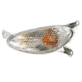 CLIGNOTANT SCOOT ADAPTABLE KYMCO 50 DINK 1998>2004 TRANSPARENT AV GAUCHE (HOMOLOGUE CE)  -SELECTION P2R-