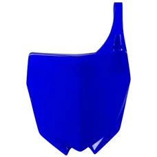 MX FRONT NUMBER PLATE - POLISPORT FOR YAMAHA 125, 250 YZ 2015>2021 -YAM BLUE