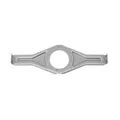 FIXATION SUR BOITIER PEDALIER POUR CARTER CHAINE PISTOLET HEBIE 38D. DIAMETRE 180mm (VENDU A L UNITE)  -