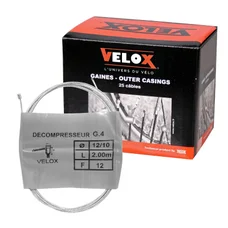 CABLE FOR THROTTLE - FOR MOPED - VELOX G.4 FOR MBK/CIAO head 3x4mm  Ø 12/10  Lg 2,00M  (12 wires)  (IN BOX PER 25)