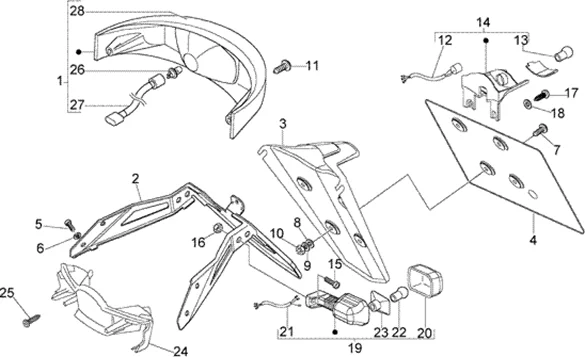Feux Arriere-Protections Arriere