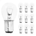 LIGHT BULB  6V 21/5W STANDART 21/5 FOOT BAY15D CLEAR (TAIL+BRAKE LIGHT) (SOLD PER 10)  -SELECTION P2R-
