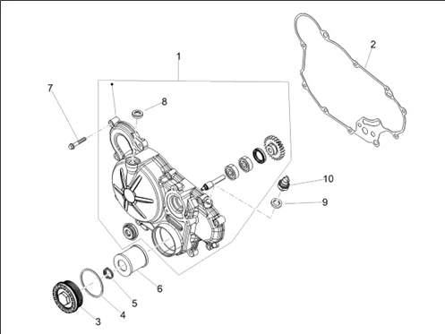 Couvercle embrayage