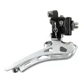DERAILLEUR ROUTE AVANT CAMPAGNOLO 10V. VELOCE A BRASER DOUBLE NOIR