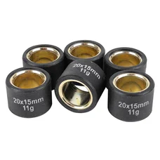 GALET/ROULEAU MAXISCOOTER MAGNETI MARELLI 20x15 11,0g (x6)  POUR HONDA 125 FORZA, PCX, SH, PANTHEON, S-WING/KYMCO 125 DINK, GRAND-DINK (OEM: 22123-KTF-640)