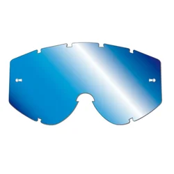 LENS FOR MOTOCROSS GOGGLES PROGRIP 3200-3201-3204-3301-3400-3450  BLUE MULTILAYERED MIRRORED  - NO FOG/ANTI SCRATCH/ANTI-U.V.