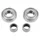 ROULEMENT BOITE DE VITESSES + CAGE AIGUILLES 50 A BOITE SKF ADAPTABLE DERBI 50 SENDA (2x6203 C4 + 2 x HK1412 + 2 SPI 12x20x5 / 17x35x7) (TOUT EN SKF)  -SELECTION P2R-