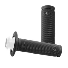 GRIP- PROGRIP OFF ROAD 709 SINGLE DENSITY -  DIAMOND WAFFLE BLACK 115mm ( LOCK ON - With 7 different throttle cams for 2 stroke or 4 stroke) (PAIR). (CROSS/MX).