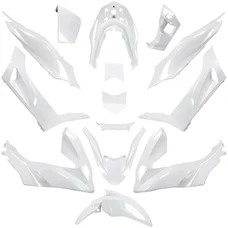 FAIRINGS/BODY PARTS FOR HONDA 125 PCX 2021> PEARL WHITE (14 PARTS KIT)  -P2R-