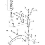 Pompe frein arrière