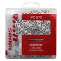 CHAIN FOR BICYCLE -  7/8 SPEED.SRAM PC-870 SILVER/GREY