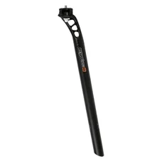 SEATPOST FOR MTB/ROAD BIKE - ERGOTEC HOOK EVOLUTION ALUMINIUM BLACK Ø 27.2 mm Lg 400 mm Setback 15 mm (APPROVED LEVEL 6)