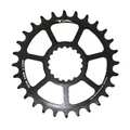 PLATEAU VTT DIRECT MOUNT POUR CANNONDALE Ai TA ONE C55 28DTS COMPATIBLE FSA TA 10/11/12V. NOIR (DEPORT 6mm)