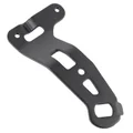 SUPPORT/PATTE DE RENFORT DU GARDE-BOUE ARRIERE DROIT POUR TROTTINETTE KUKIRIN G2 MASTER/SMARTGYRO RYDER NOIR  -SELECTION P2R-