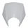 PLAQUE PHARE/TETE DE FOURCHE 50 A BOITE ADAPTABLE DERBI 50 SENDA DRD 2011> BLANC BRILLANT  -P2R-
