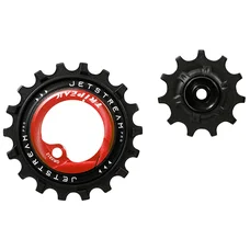 GALET DERAILLEUR TRIPEAK 11-18 DENTS CERAMIC POUR DERAILLEUR 11V. ROUGE COMPATIBLE SHIMANO GRX RD-RX812/817 (JEU DE 2)