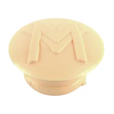 BOUCHON DE FOURCHE / COLONNE DE DIRECTION CYCLO ADAPTABLE MBK MOTOBECANE 51, 88 CREME (VENDU A L'UNITE)  -SELECTION P2R-
