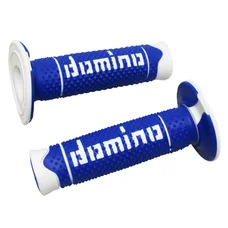 GRIP- DOMINO ORIGINAL- OFF ROAD A260 BLUE/WHITE (120 mm) (PAIR)  -