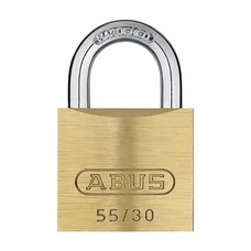 CADENAS A CLE ABUS LAITON  55/30 (29x44 - Diam 5mm)