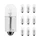 AMPOULE/LAMPE STANDARD  6V  4W CULOT BA9s BULB T9 TEMOIN BLANC (FEU DE POSITION) (BOITE DE 10)  -P2R-