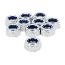 HEX NUT NYLSTOP TYPE M12  (SOLD PER 10)