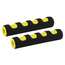 MOUSSE POUR LEVIER DE FREIN NOIR/JAUNE (PAIRE)  -SELECTION P2R-
