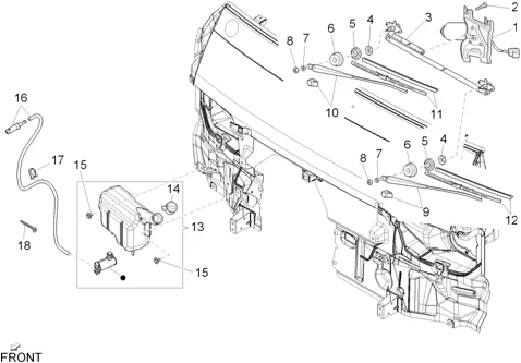 Essuie-glaces avant et arrière