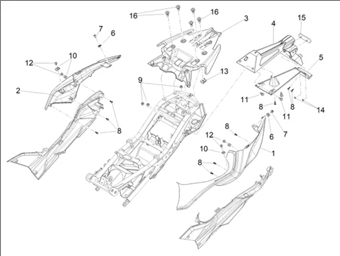 Carrosserie posterieure