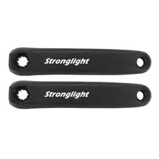 MANIVELLE DROITE + GAUCHE STRONGLIGHT MAGAN3B 170mm NOIR POUR MOTEUR CENTRAL POUR BOSCH NANO ISIS 3ème GENERATION (DEPORT 10mm)