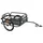 REMORQUE VELO UTILITAIRE PLIABLE MAXI 30Kgs (L69x47xH26.5) AVEC DE ROUES 16'' FIXATION AXE DE ROUE AR (COMPATIBLE AXE PLEIN ECROU / BLOCAGE RAPIDE)