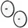 ROUES ROUTE DISQUE 700 FIR FC 38 PRO CENTERLOCK CARBONE NOIR CASSETTE SHIMANO 12V AXE TRAVERSANT 12/100 ET 12/142 HAUTEUR/PROFIL 38 mm (PAIRE) - TUBELESS READY