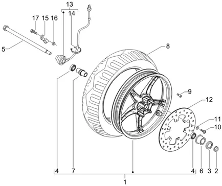 Roue avant