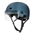 CASQUE VELO ADULTE COOLRIDE CITY BLEU AVEC VISIERE ET MOLETTE DE REGLAGE TAILLE 53-59 (VENDU A L'UNITE)