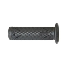 REVETEMENT POIGNEE PROGRIP MOTO ON ROAD 718 DOUBLE DENSITE NOIR/TITANIUM OPEN END 122mm (PAIRE)