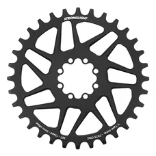 PLATEAU VTT DIRECT MOUNT 8 TROUS POUR SRAM SX/NX/GX STRONGLIGHT MONO ALU NOIR 32DTS - 12V. NARROW WIDE