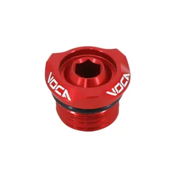 BOUCHON D'HUILE 50 A BOITE VOCA EVO V2 MINARELLI 50 AM6/RIEJU 50 MRT, SMX/YAMAHA 50 TZR, DTR/PEUGEOT 50 XPS, XR6/BETA 50 RR/SHERCO 50 SM-R, SE-R ALU CNC ROUGE
