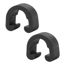 ATTACHE GAINE FREIN/DERAILLEUR ELVEDES FIXATION SUR CADRE NOIR 5 mm (VENDU PAR 2)