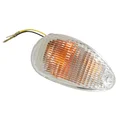 CLIGNOTANT MAXISCOOTER ADAPTABLE PIAGGIO 125 VESPA ET4 1999>2003 TRANSPARENT AR GAUCHE (HOMOLOGUE CE)  -SELECTION P2R-