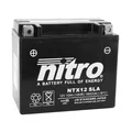 BATTERIE 12V 10 Ah NTX12 NITRO SLA SANS ENTRETIEN PRETE A L'EMPLOI  (Lg150xL87xH130mm) (EQUIVALENT YTX12-BS / AGM / GEL)