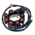 IGNITION STATOR FOR ENGINE - PEUGEOT 50-100 2 stroke  (8 poles 140W)  (R.O 740929)  -SELECTION P2R-