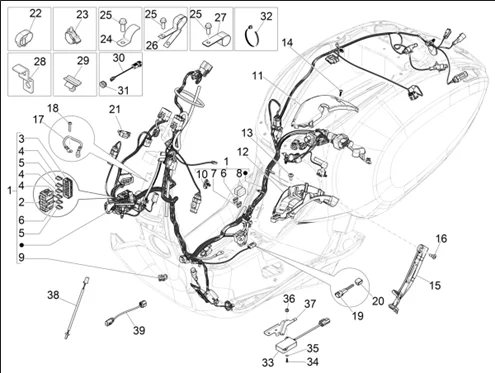 Faisceau de câbles principal