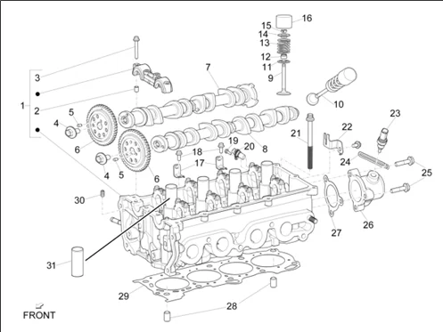 Ensemble culasse - Soupape