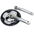 PEDALIER VTT P2R 7/8V. ALU ARGENT 170mm 48-38-28 (BOITIER 118mm)