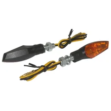 CLIGNOTANT UNIVERSEL REPLAY XRUN 2 A AMPOULE BAU9S ORANGE/NOIR (L 59mm / H 20mm / L 22mm) (HOMOLOGUE CE) (PAIRE)
