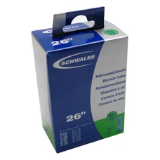 CHAMBRE A AIR VELO 26 x 1.50-2.50 SCHWALBE VALVE STANDARD TOUT ALU (AV13)