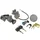CONTACTEUR A CLE SCOOT ADAPTABLE SCOOT 50 CHINOIS 4T GY6, 139QMB 10 POUCES/BAOTIAN 50 BT49QT 4T 10 POUCES 2006>/PEUGEOT 50 V-CLIC 4T 2010> (AVEC SERRURE DE SELLE + BOUCHON ESSENCE)  -QUALITE ECO-
