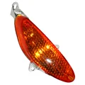 CLIGNOTANT SCOOT ADAPTABLE SCOOT 50 CHINOIS GY6, 139 QMB, QT3/PEUGEOT 50 V-CLIC/SYM 50 ORBIT/BAOTIAN 50 BT49QT AV DROIT ORANGE -HOMOLOGUE CE-  -SELECTION P2R-