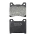 PLAQUETTE DE FREIN NEWFREN POUR YAMAHA 850 TDM 1991>2001, 900 XJS DIVERSION 1995>2003, 1100 BULLDOG 2002>2006, 1200 V-MAX 1991>2003   (L 64mm - H 54.5mm - P 9mm)  (FD0068BT)
 (TOURING METAL FRITTE)