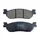 BRAKE PADS - TRW FOR MBK 250 SKYLINER 2000>2003, 400 SKYLINER 2004> Rear / YAMAHA 125 XMAX 2013>2017, 250 XMAX 2011>2016 Rear , 600 YZF-R6 1999>2002 Rear (MCB699 LC)