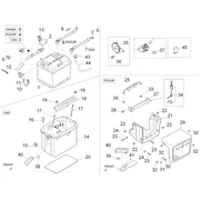 Relais - Batterie - Avertisseur sonore